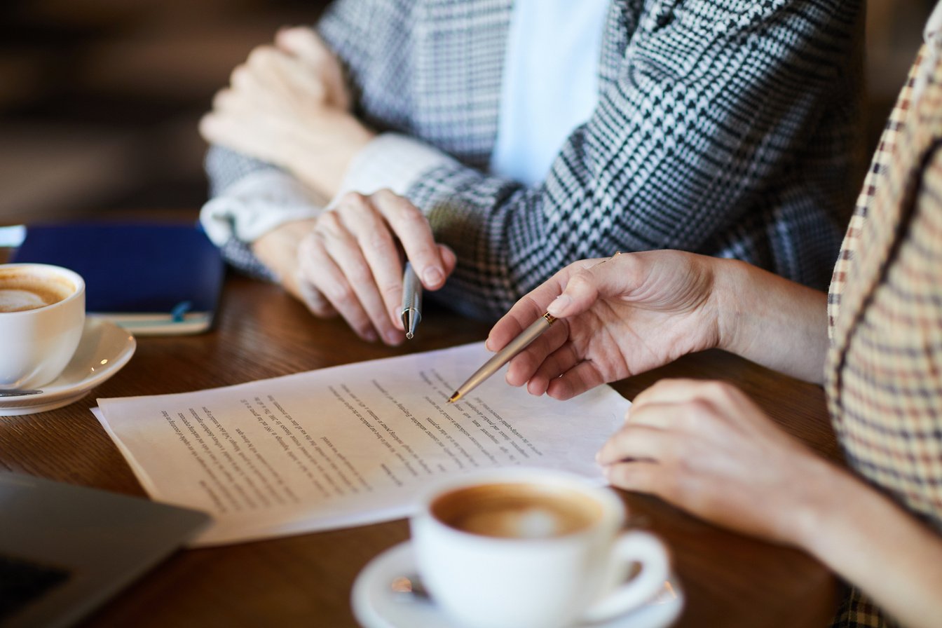 Discussing contract terms